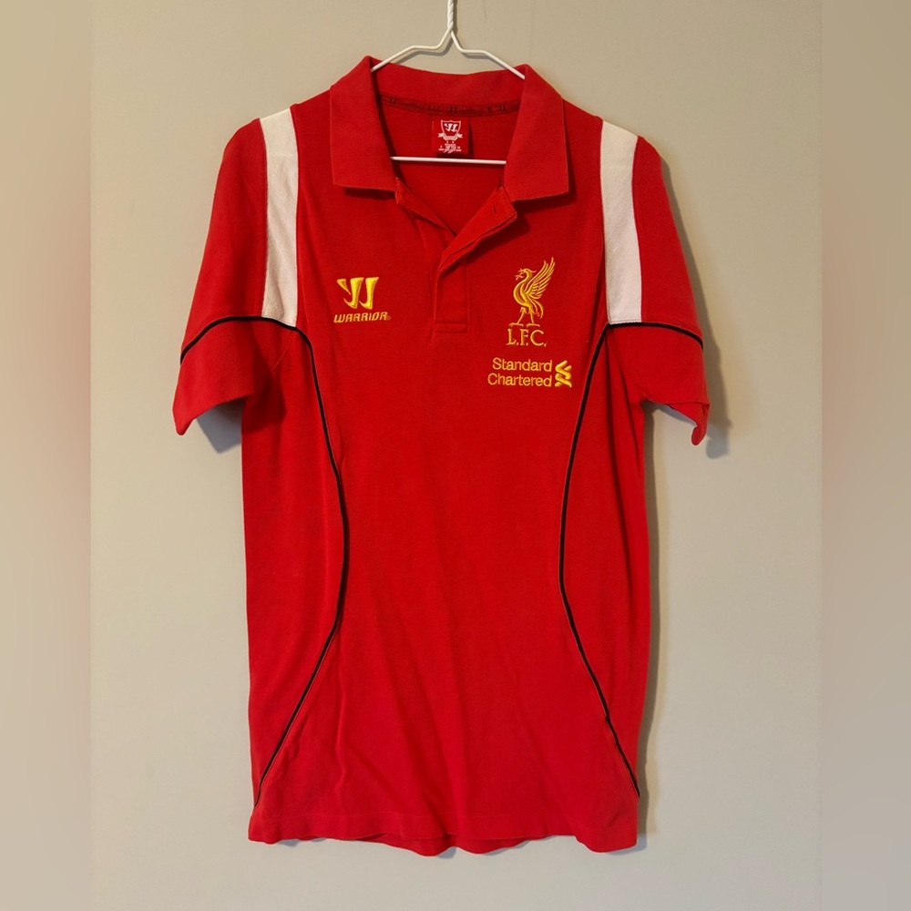 Liverpool FC Warrior Retro Official Polo Shirt Men’s US Small